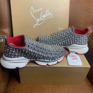 Christian Louboutin Spikes Donna
Sneakers - Size 39 - Us 9 Red Soles
